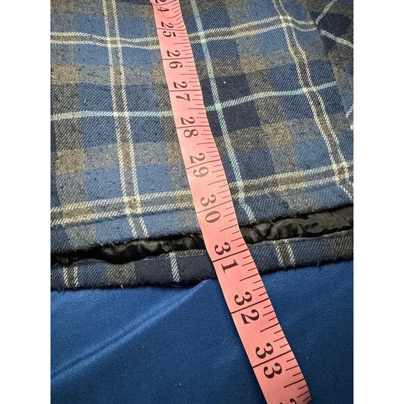 Wrangler plaid pearl snap flannel jacket mens medium chore workwear barn farming - Picture 7 of 8